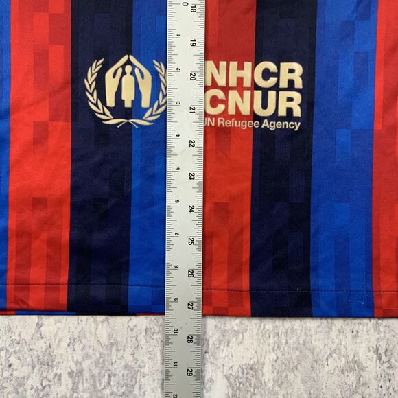 Nike FC Barcelona Jersey Mens Medium Blue Dugan #16 Home Soccer Futbol 2022-23 - Picture 9 of 10